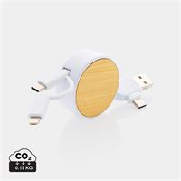CAVO RICARICA 6 IN 1 IN PLASTICA RICICLATA RCS